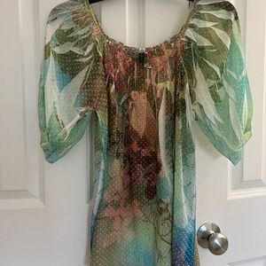 Floral Sheer Women's Top - Multicolor

Excellent used condition.